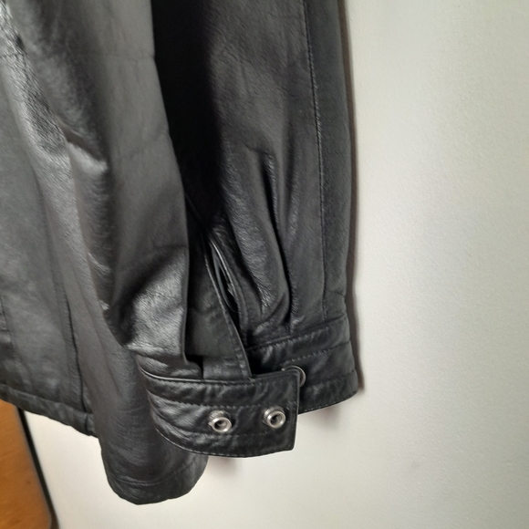 💥 EUC Men's Midway Genuine Leather Jacket, Medium - Picture 8 of 11